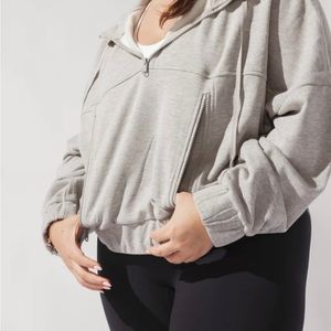 Half Zip Warm Up Hoodie -Popflex